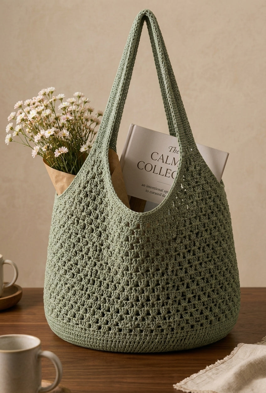 Crochet pattern for a beach bag (PDF) | Digital pattern